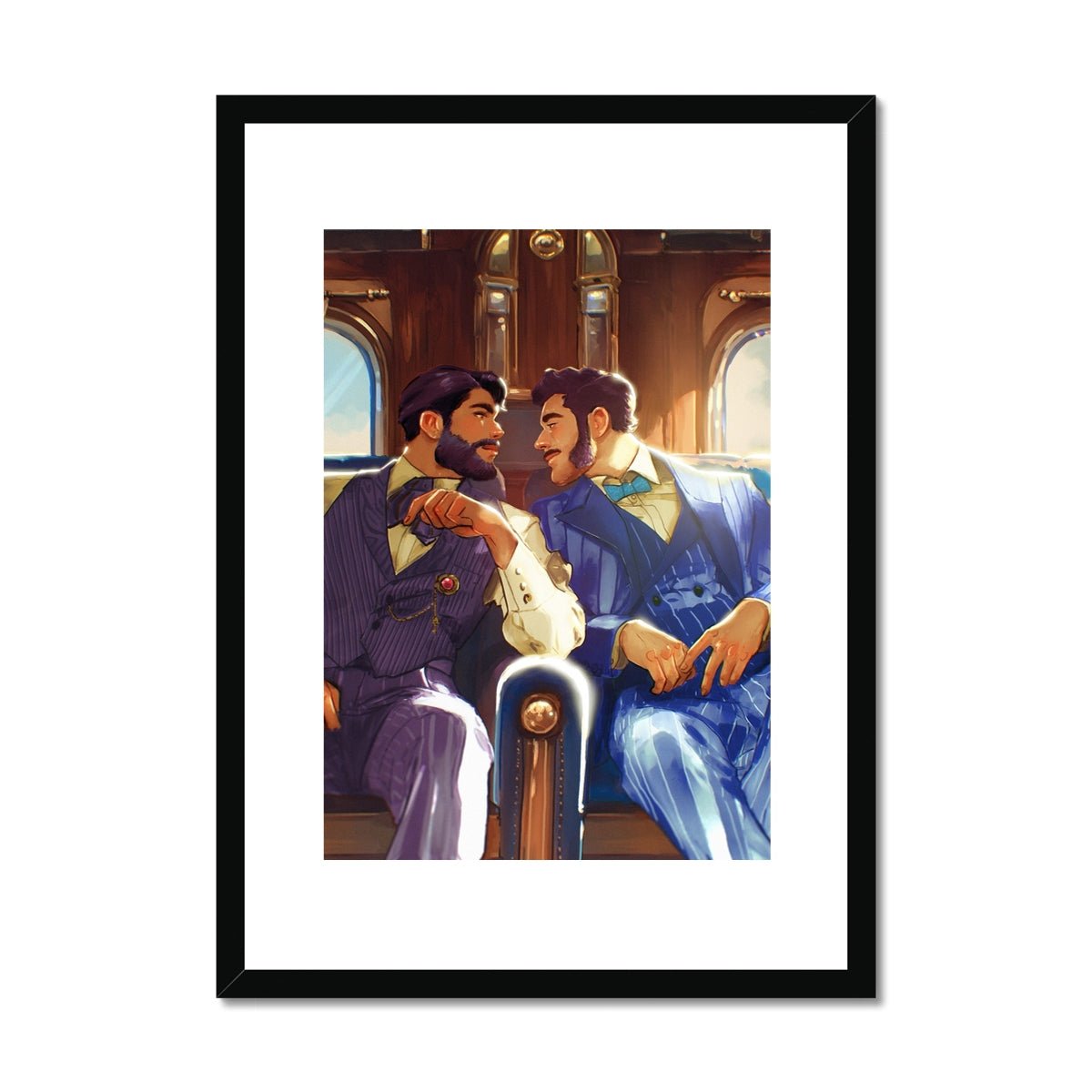 To The Emerald City Framed & Mounted Print - Ego Rodriguez Shop