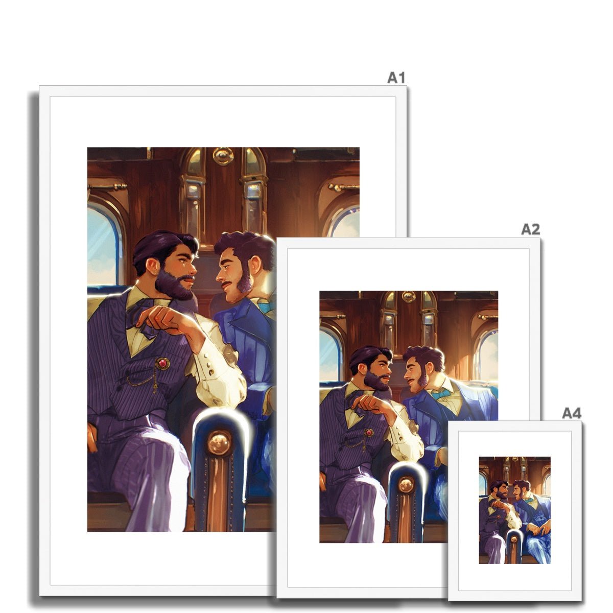 To The Emerald City Framed & Mounted Print - Ego Rodriguez Shop