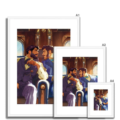 To The Emerald City Framed & Mounted Print - Ego Rodriguez Shop