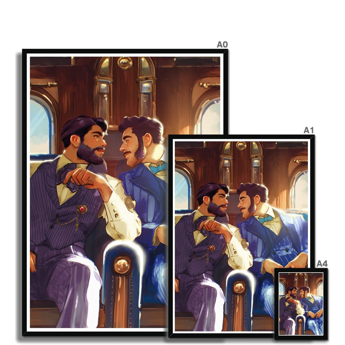 To The Emerald City Framed Print - Ego Rodriguez Shop