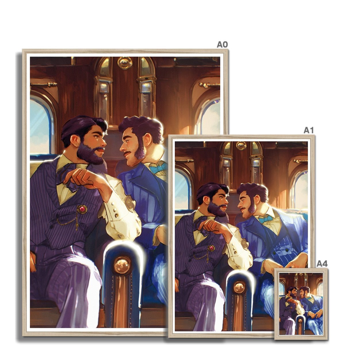 To The Emerald City Framed Print - Ego Rodriguez Shop