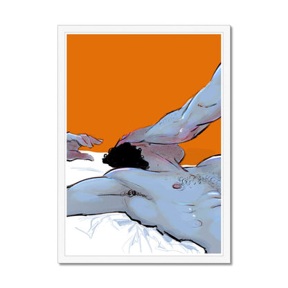 Touch Framed Print - Ego Rodriguez Shop