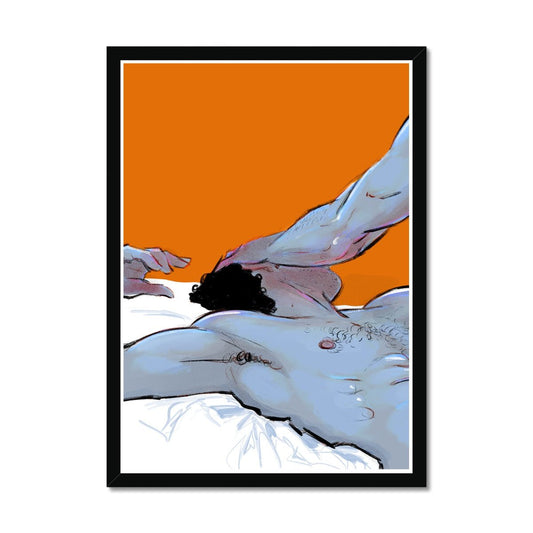 Touch Framed Print - Ego Rodriguez Shop