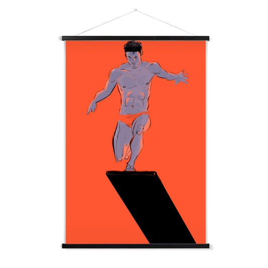 Trampolin Fine Art Print with Hanger - Ego Rodriguez Shop