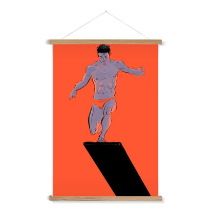 Trampolin Fine Art Print with Hanger - Ego Rodriguez Shop