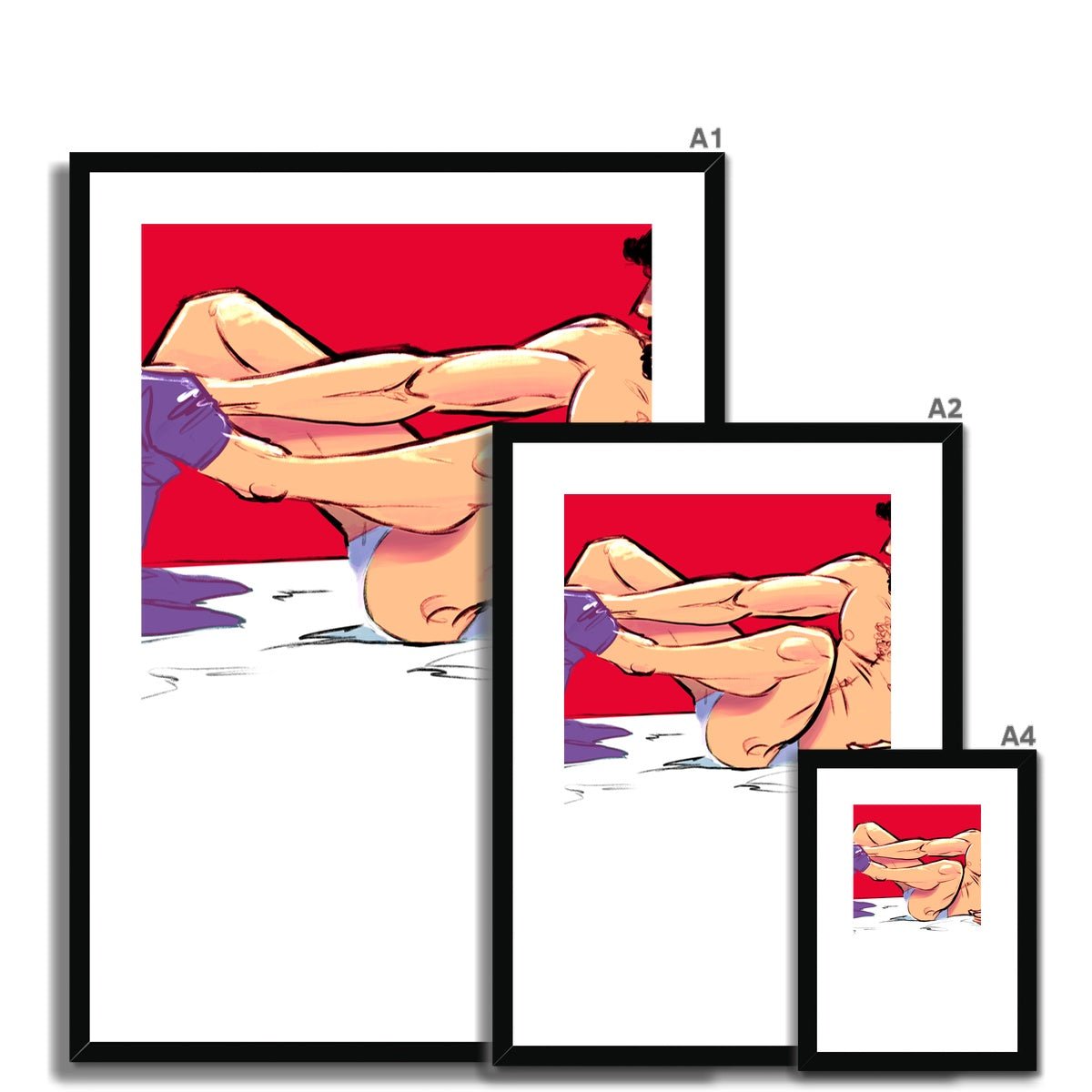 Undress Framed & Mounted Print - Ego Rodriguez Shop