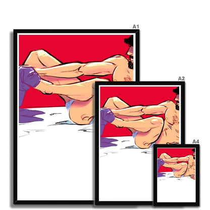 Undress Framed Print - Ego Rodriguez Shop