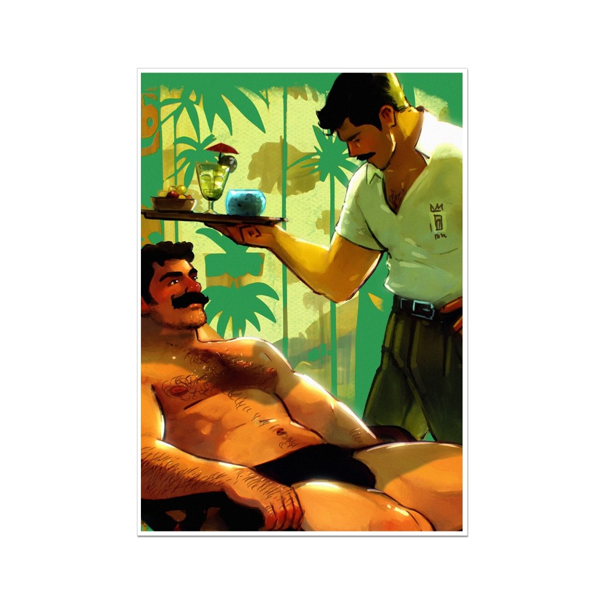 Waikiki Hahnemühle German Etching Print - Ego Rodriguez Shop