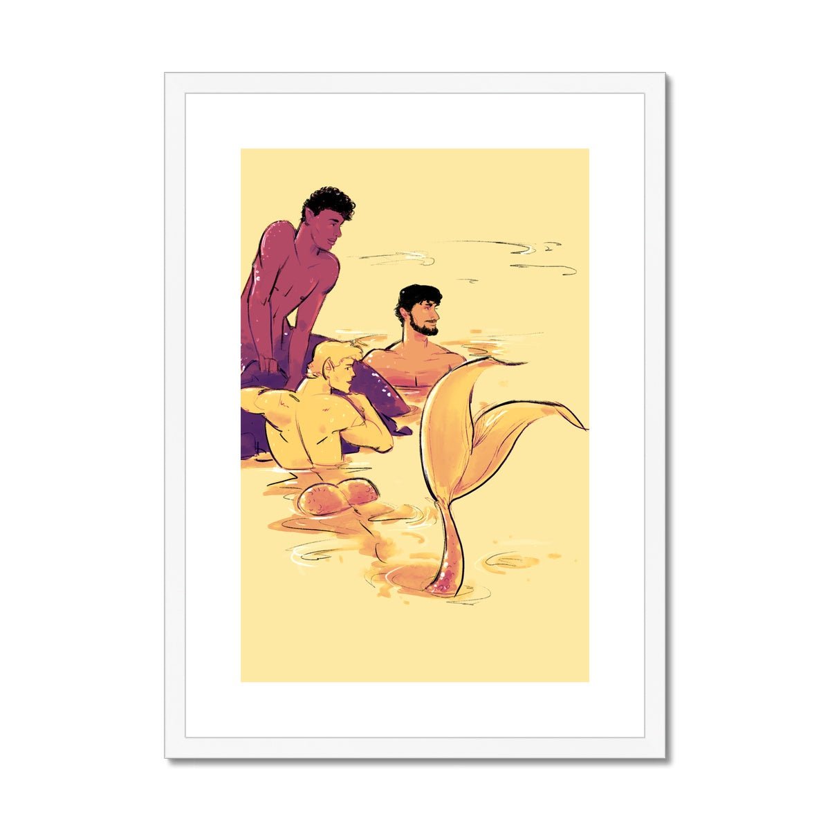 Waiting Framed & Mounted Print - Ego Rodriguez Shop