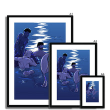 Load image into Gallery viewer, Waiting (Night Version) Framed &amp; Mounted Print - Ego Rodriguez Shop
