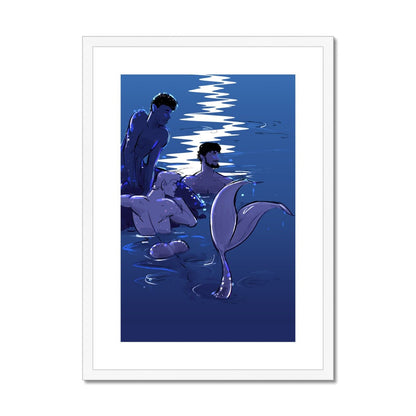 Waiting (Night Version) Framed & Mounted Print - Ego Rodriguez Shop