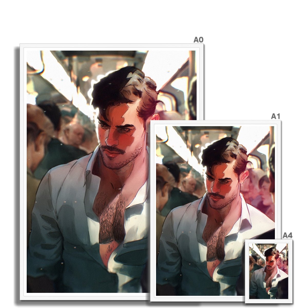 Walk of Shame Framed Print - Ego Rodriguez Shop