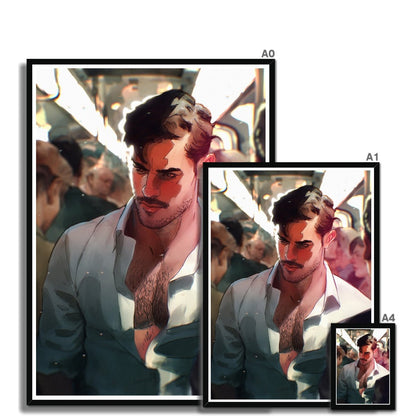 Walk of Shame Framed Print - Ego Rodriguez Shop