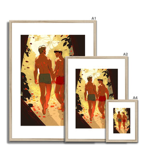 Walk with Me Framed & Mounted Print - Ego Rodriguez Shop