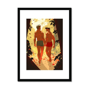 Walk with Me Framed & Mounted Print - Ego Rodriguez Shop