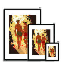 Load image into Gallery viewer, Walk with Me Framed &amp; Mounted Print - Ego Rodriguez Shop
