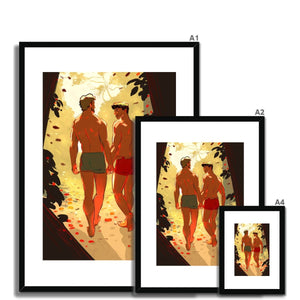 Walk with Me Framed & Mounted Print - Ego Rodriguez Shop