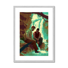 Load image into Gallery viewer, Waterfall Antique Framed &amp; Mounted Print - Ego Rodriguez Shop
