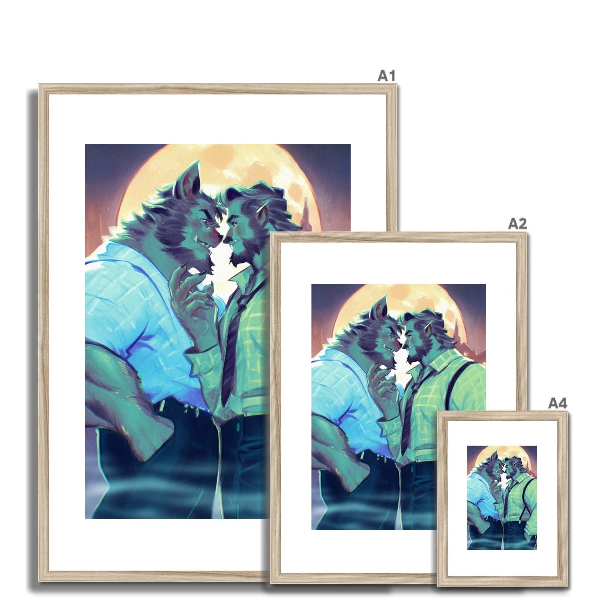 Werelove Framed & Mounted Print - Ego Rodriguez Shop