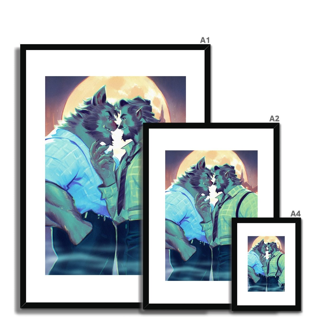 Werelove Framed & Mounted Print - Ego Rodriguez Shop