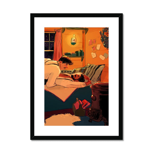 Where it's Warm Inside Framed & Mounted Print - Ego Rodriguez Shop