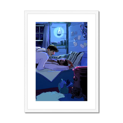 Where it's Warm Inside (Night Version) Framed & Mounted Print - Ego Rodriguez Shop