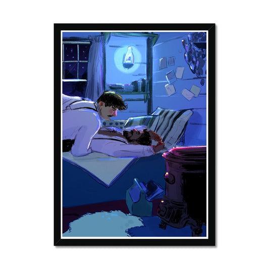 Where it's Warm Inside (Night Version) Framed Print - Ego Rodriguez Shop