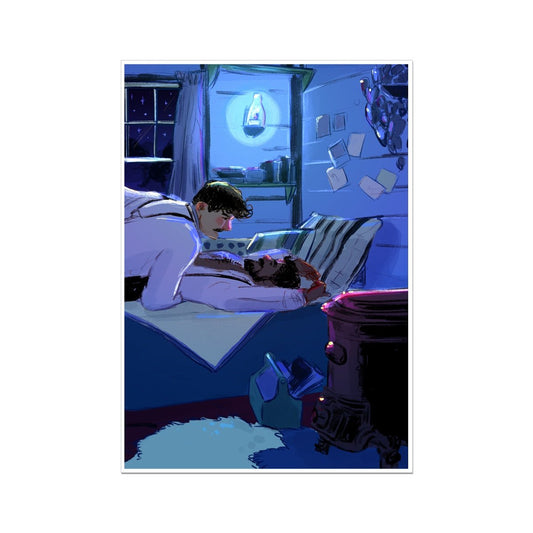 Where it's Warm Inside (Night Version) Wall Art Poster - Ego Rodriguez Shop