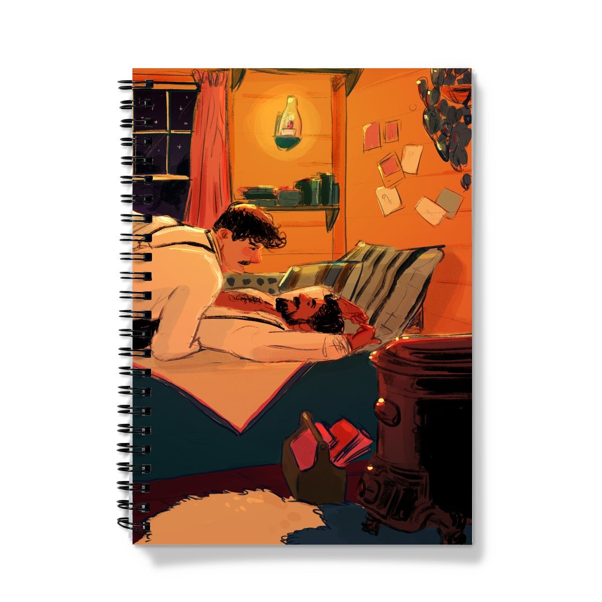 Where it's Warm Inside Notebook - Ego Rodriguez Shop