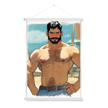 Xavier Fine Art Print with Hanger - Ego Rodriguez Shop