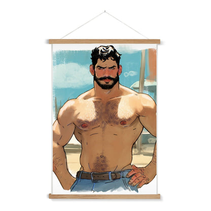 Xavier Fine Art Print with Hanger - Ego Rodriguez Shop