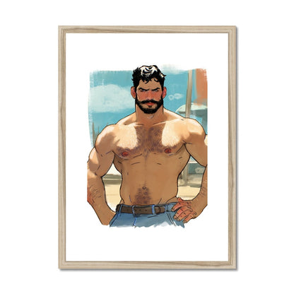 Xavier Framed & Mounted Print - Ego Rodriguez Shop