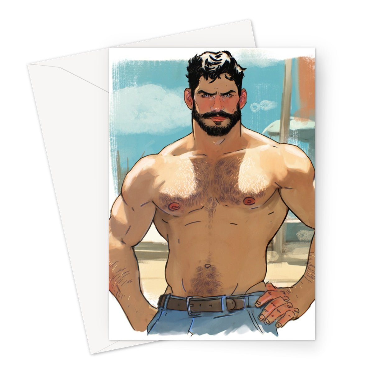 Xavier Greeting Card - Ego Rodriguez Shop