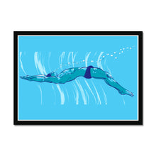Load image into Gallery viewer, Swim Framed Print
