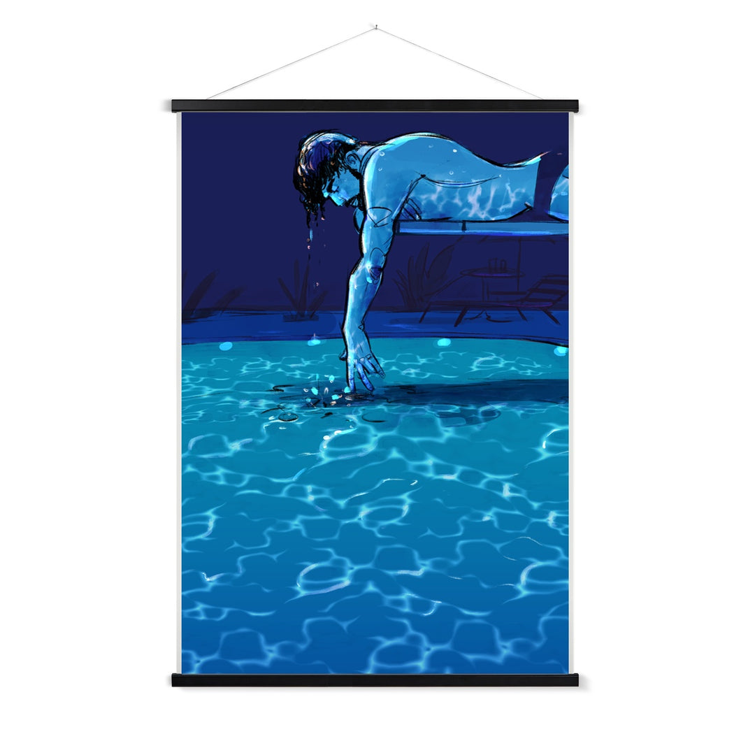 Narcissus (Night Version) Fine Art Print with Hanger