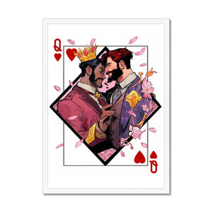Queer of Hearts Framed Print