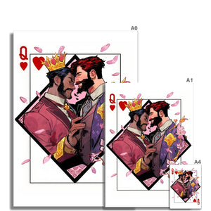 Queer of Hearts Wall Art Poster