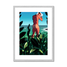 Load image into Gallery viewer, First Swim of the Year Antique Framed &amp; Mounted Print
