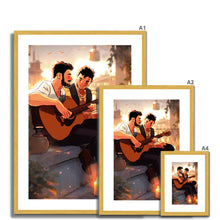 Load image into Gallery viewer, Guitar Antique Framed &amp; Mounted Print
