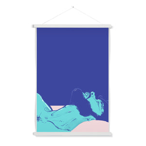Asleep Fine Art Print with Hanger