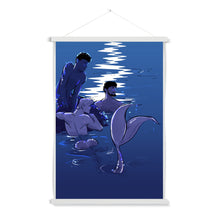 Load image into Gallery viewer, Waiting (Night Version) Fine Art Print with Hanger
