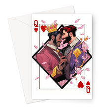 Load image into Gallery viewer, Queer of Hearts Greeting Card
