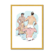 Load image into Gallery viewer, Boys Antique Framed &amp; Mounted Print
