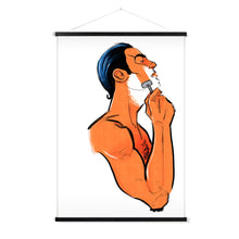 Load image into Gallery viewer, Clean Shave Fine Art Print with Hanger

